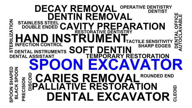 Spoon Excavator Word Cloud