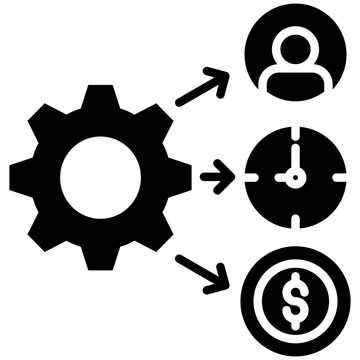 Resource Allocation Icon