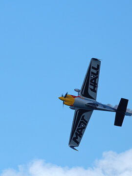 Aerobatic Stunt Plane Performing Maneuvers at Pacific Airshow Gold Coast