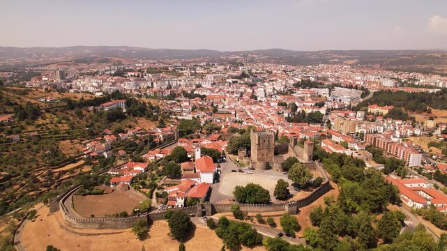 Bragan&ccedil;a Castle Overlooking the Historic City of Portugal