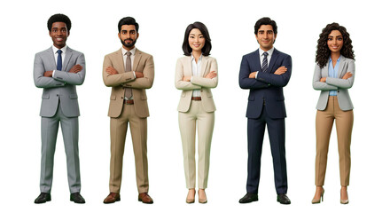Obraz premium group of business people standing