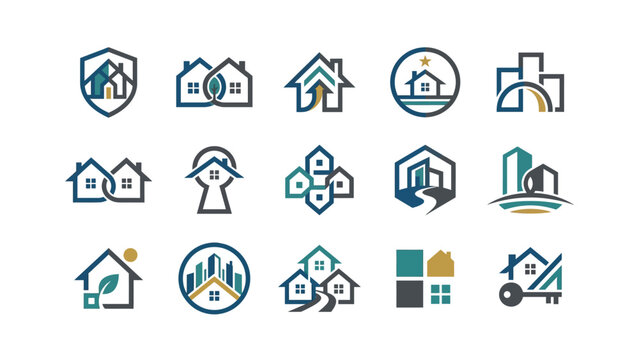 Collection Of House And Building Logo Designs