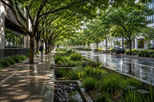 Climate Adapted City Street