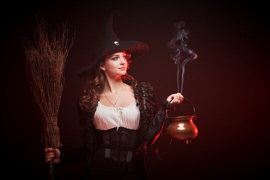 Smoking Witch Cauldron