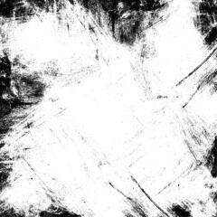 Fototapeta premium Abstract Black and White Grunge Texture Background with Distressed Surface