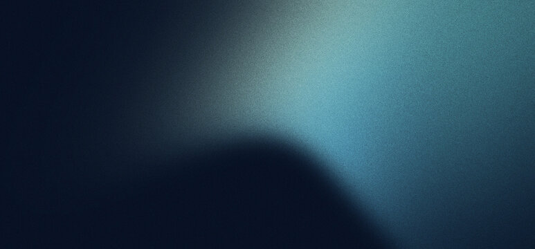 Dark blue abstract gradient texture background blur grain shadow teal color abstract gradient texture background with soft blur, grain, and dark shadow for modern design, wallpaper, backdrop