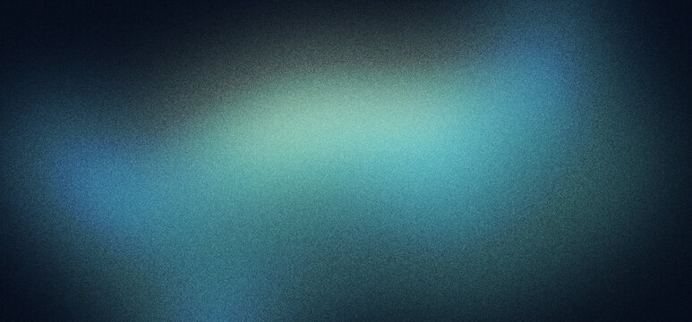 Abstract gradient blue teal background blur texture dark grain light soft blue teal gradient background with blurred texture, dark vignette, grain pattern, and atmospheric abstract design