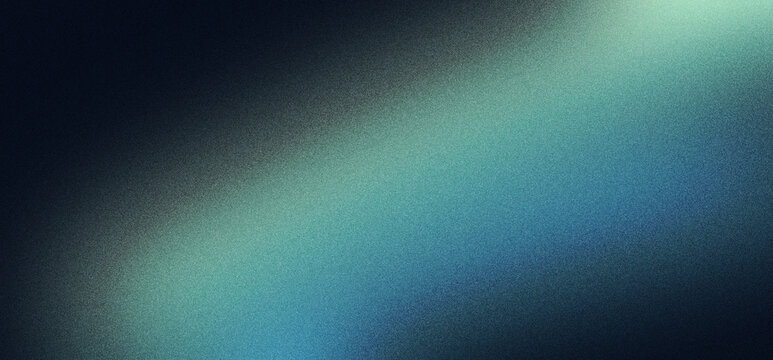 Abstract gradient background teal blue dark grain texture light shadow Smooth abstract gradient background with teal blue dark grain texture, soft light, shadow, and blurred modern color surface