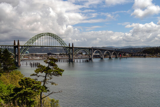 Yaquina Bay Bridge, Newport, Oregon, Taken in Summer