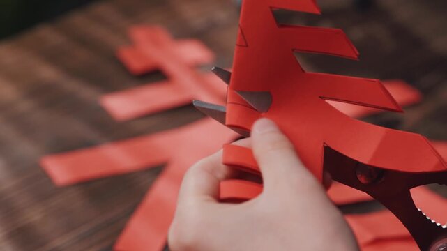  Chinese New Year celebration montage, writing fu character, making dumplings, red lanterns, family reunion dinner Lunar New Year footage