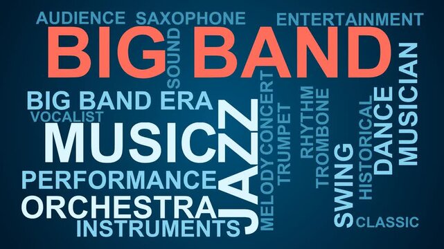 Big Band Word Cloud