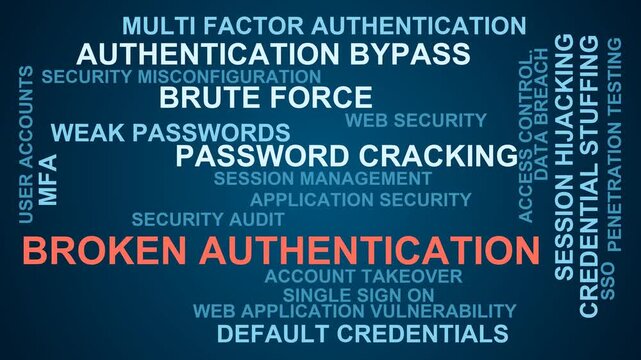Broken Authentication Word Cloud