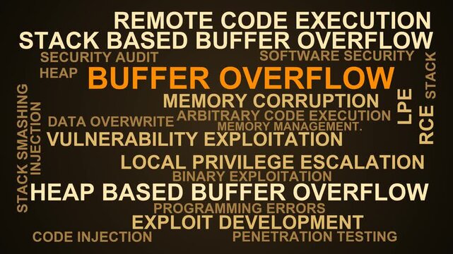 Buffer Overflow Word Cloud