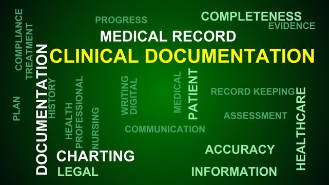 Clinical Documentation Word Cloud