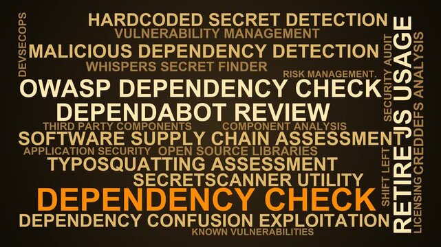 Dependency Check Word Cloud