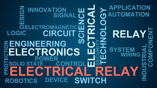 Electrical Relay Word Cloud