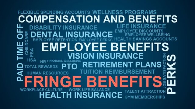 Fringe Benefits Word Cloud