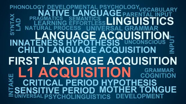 L1 Acquisition Word Cloud