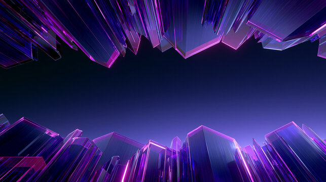 Violet holographic architecture framing a secure digital channel, representing Web3 privacy, encrypted identity, cryptographic trust and protected transactions, confidential computing