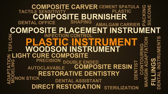 Plastic Instrument Word Cloud