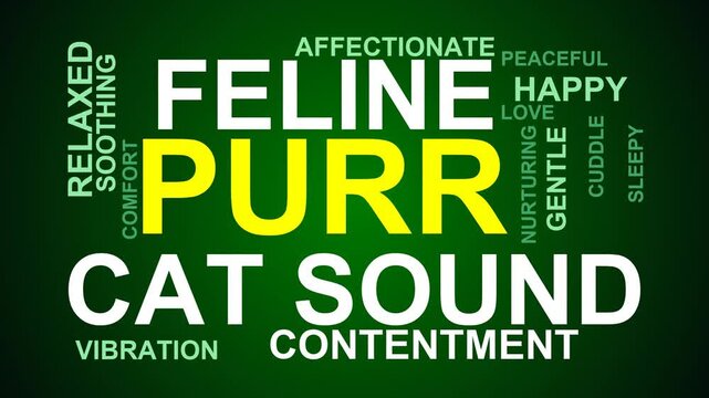Purr Word Cloud
