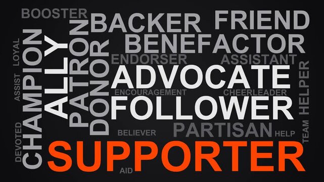 Supporter Word Cloud