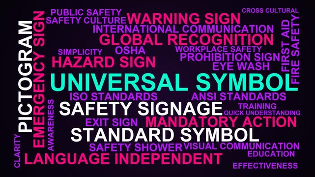 Universal Symbol Word Cloud