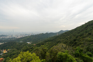 Fototapeta premium Bishanyan , a historic building in Taipei, Taiwan
