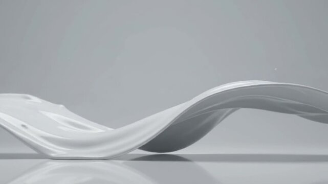 abstract black and white liquid paint splash fluid motion background loop
