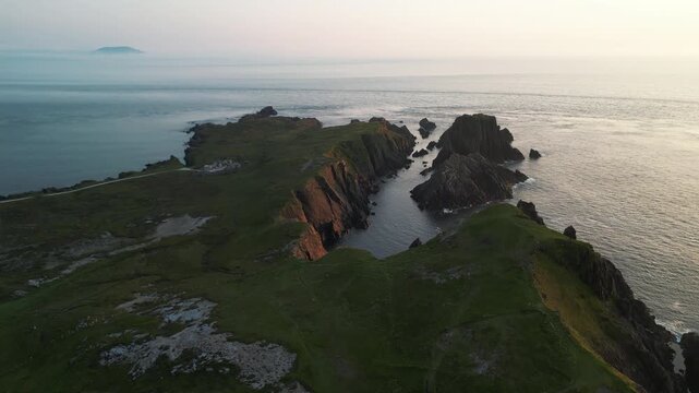 Malin Head, Ireland northernmost point on the Inishowen Peninsula, County Donegal, featuring dramatic Atlantic cliffs and rugged coastal scenery - County Donegal, Ireland - 31 August 2026.