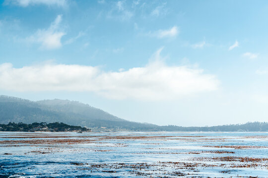 view of mountains and ocean
