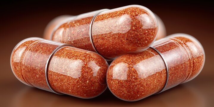Boost your metabolism with antioxidant-rich food supplements closeup view of nutrition capsules
