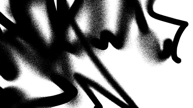 Grunge noise graffiti abstract black spray paint lines on background, suitable for urbanthemed designs, edgy posters, and modern marketing materials.