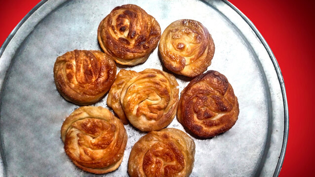 Delicious Bun Parotta Served On Plate