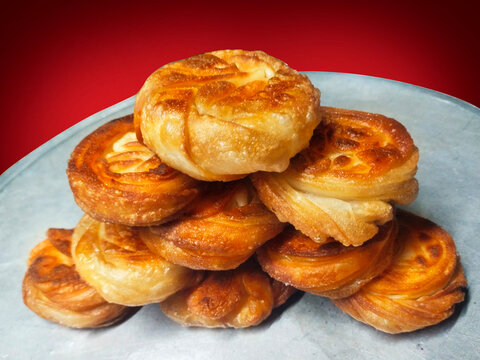Delicious Bun Parotta Served On Plate