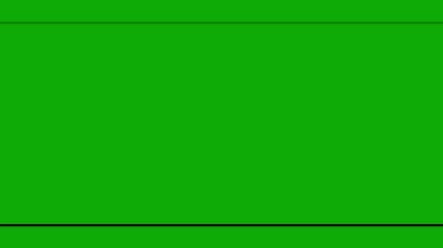 Blinking Horizontal Lines Green Screen Motion Graphics Overlay