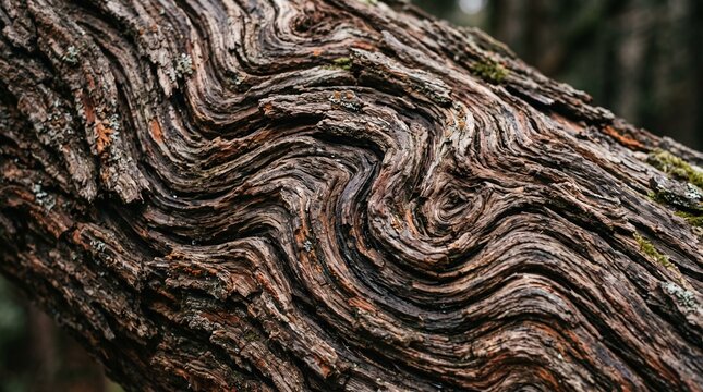 detailed Macro photo of macro bark flowing patterns 2k showing abstract micro structural details and textures with professional studio lighting