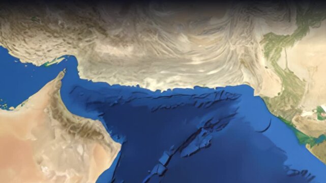 Animated Flight Path Map from Doha Qatar to Seattle USA