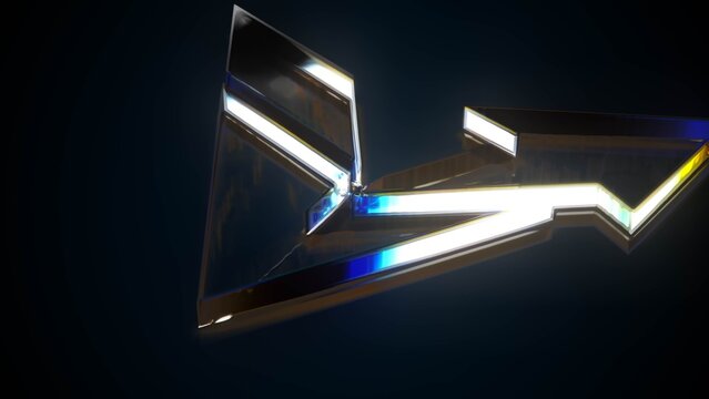 Chrome Metallic Logo Reveal