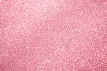 Fototapeta premium Pink leather texture background with detailed grain
