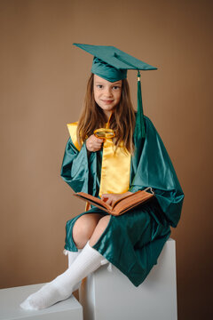 Young student reading book, discovering new knowledge