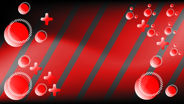 red background with stars and stripes