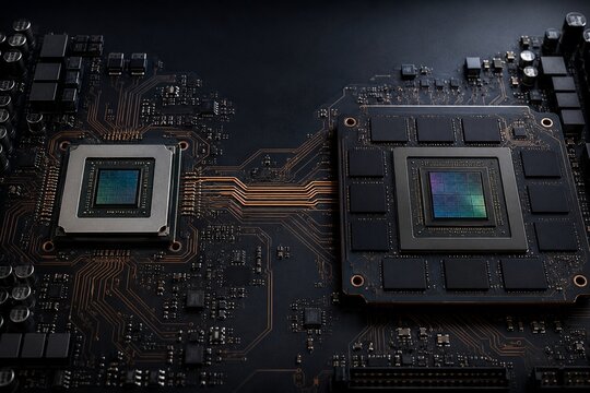 CPU and GPU connected in heterogeneous computing architecture