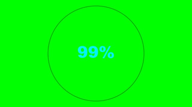 Radial circular progress or loading bar. hud Loading Circle Ring or Transfer, Download Futuristic HUD elements. indication status 100. Computer technology background.