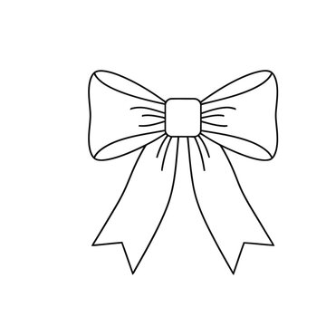 Simple bow outline