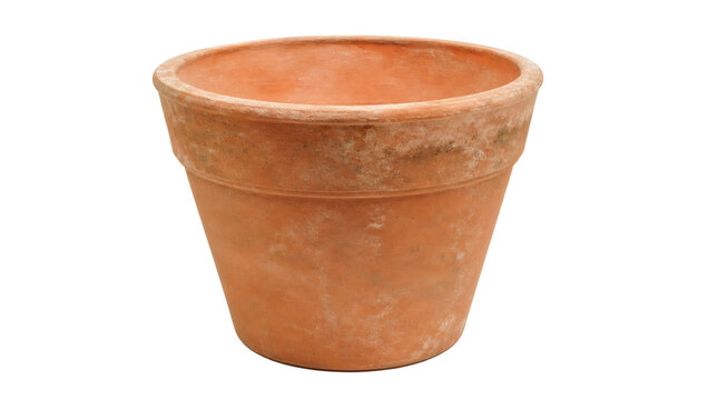 Terracotta Flower Pot on Transparent Background for Gardening Projects