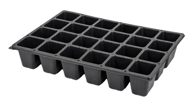 Black Seedling Tray with 24 Cells for Gardeners