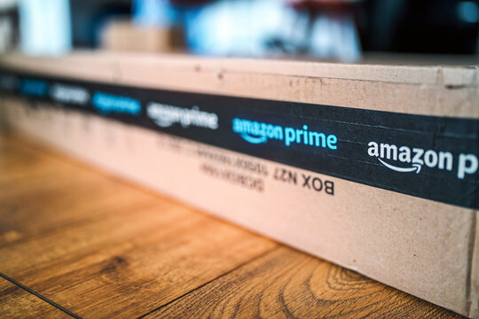 Company bringing packages to customer home 06.05.2026 Poland, Katowice, EU
