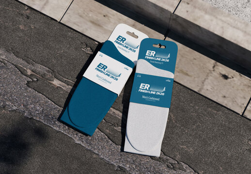 Sport Socks Mockup