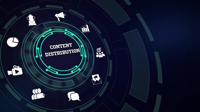 A scalable content distribution network layout template explaining automated video syndication pipelines
